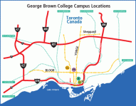 ������ ����������� � �������� George Brown College             2012/2013